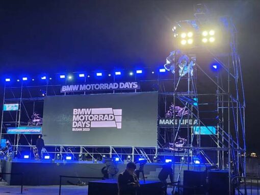 户外P3.91LED租赁屏舞台项目