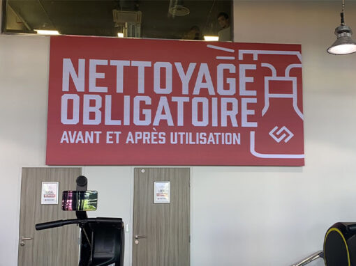 麦凯乐室内P2.5LED显示屏健身房项目