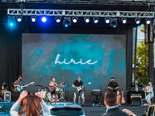 户外P3.91租赁LED显示舞台项目